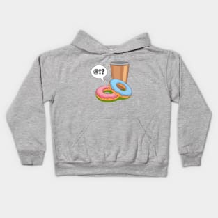 donuts and coffee Kids Hoodie